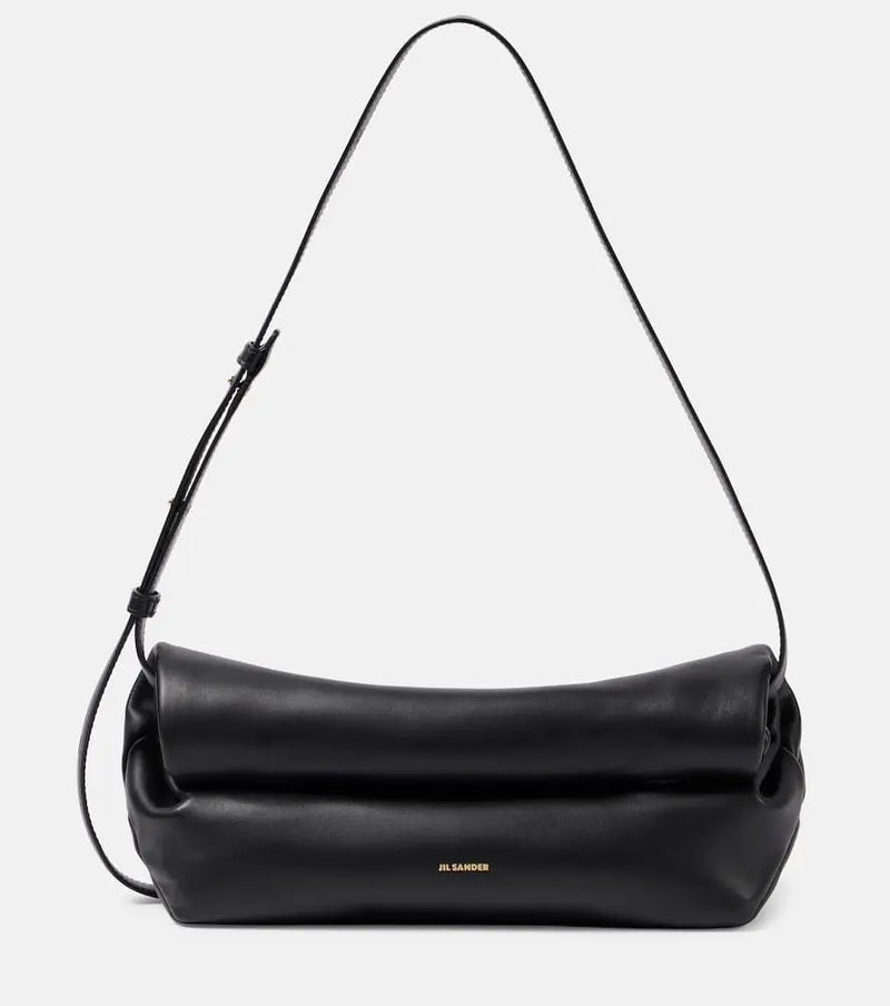 Jil Sander Rollup Small leather shoulder bag