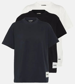 Jil Sander Set of 3 cotton jersey T-shirts | LYBSTORE