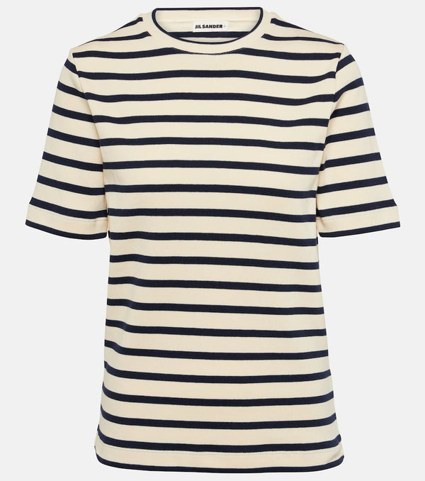 Jil Sander Striped cotton jersey T-shirt