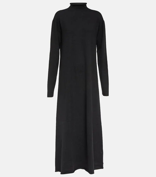 Jil Sander Turtleneck cashmere maxi dress