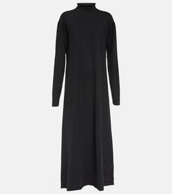 Jil Sander Turtleneck cashmere maxi dress