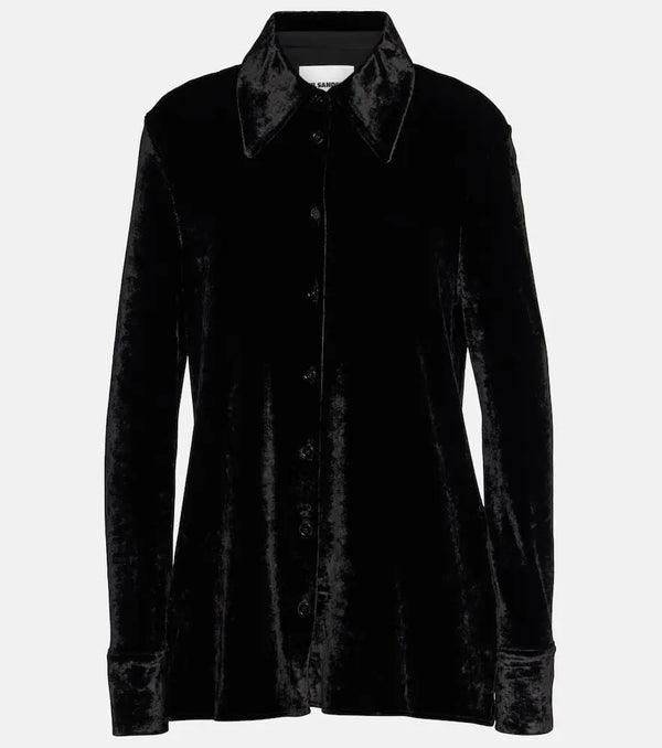 Jil Sander Velvet shirt | LYBSTORE