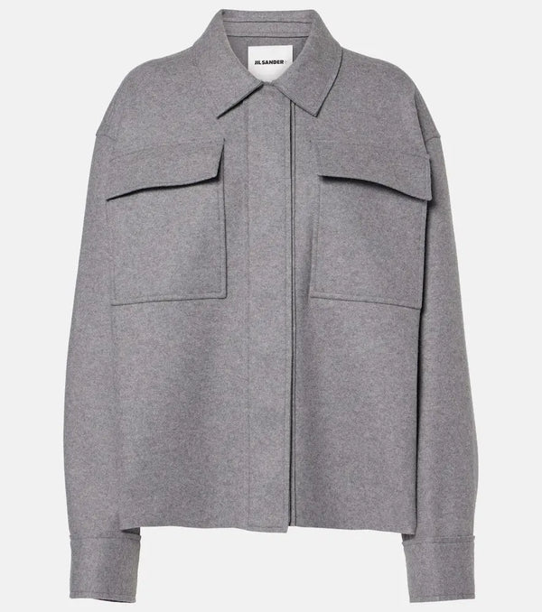 Jil Sander Wool-blend shirt