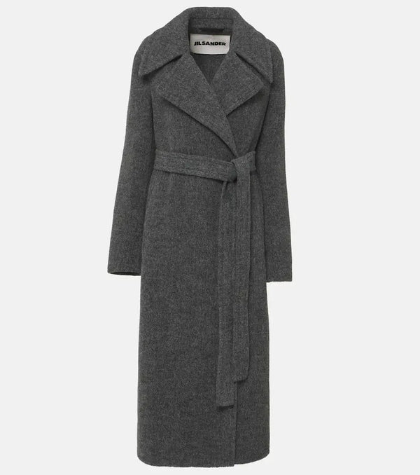 Jil Sander Wool-blend wrap coat | LYBSTORE