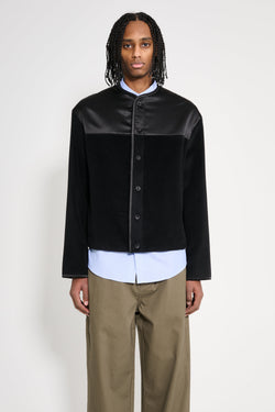 Jil Sander+ Panelled Fleece Jacket Black