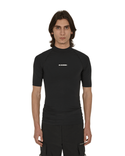 Jil Sander Logo Rash Guard Black