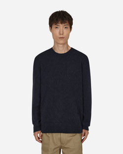 Jil Sander Wool Crewneck Sweater Blue