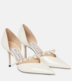 Jimmy Choo Aurelie 85 patent leather pumps | LYBSTORE