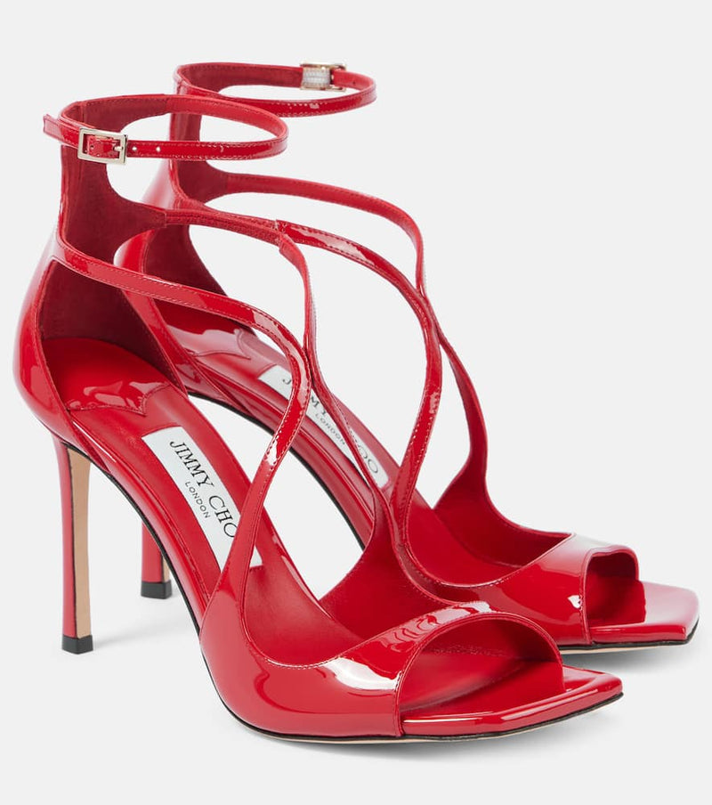 Jimmy Choo Azia 95 patent leather sandals