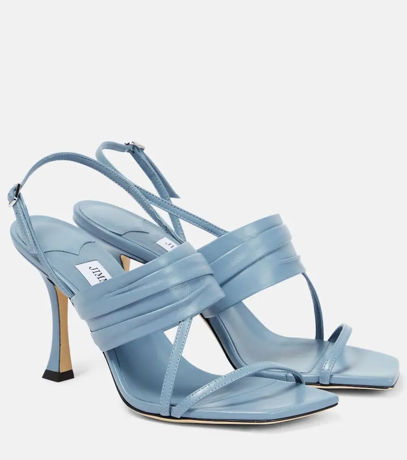 Jimmy Choo Beziers 90 leather sandals | LYBSTORE