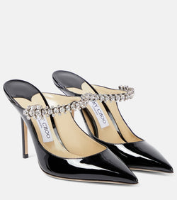 Jimmy Choo Bing 100 patent leather mules