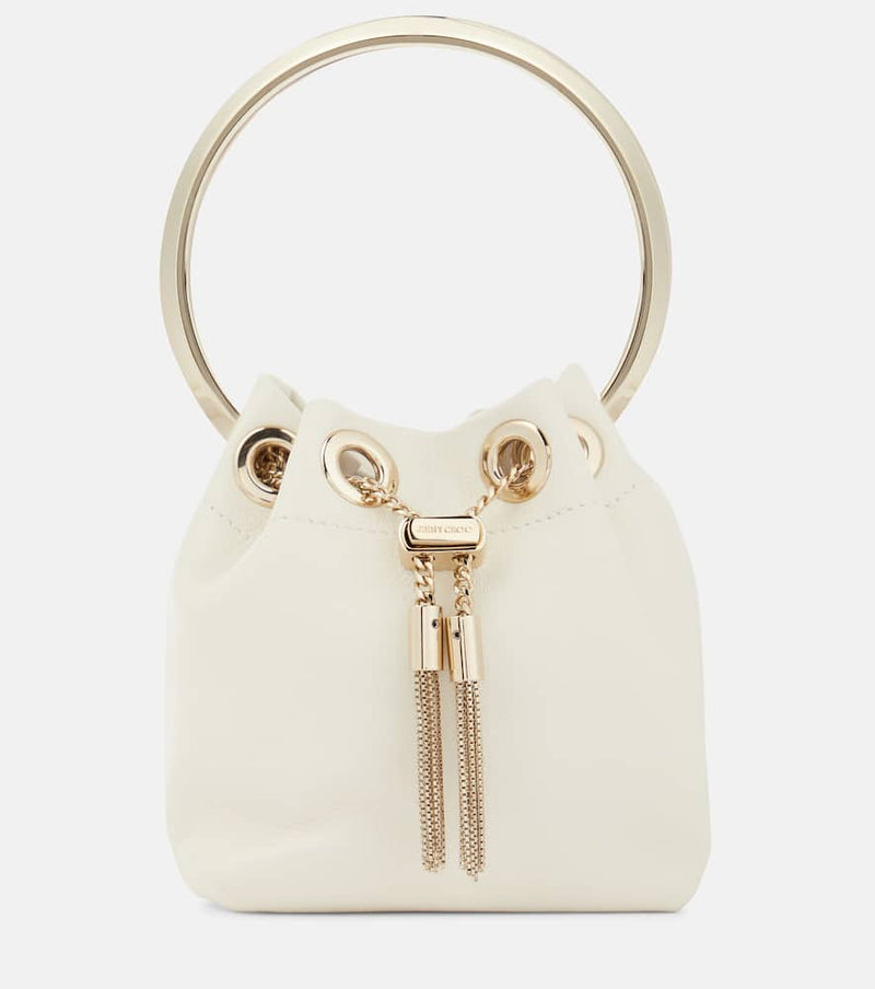 Jimmy Choo Bon Bon Micro leather bucket bag