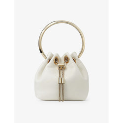 Womens Jimmy Choo Bon Bon micro leather top-handle bag