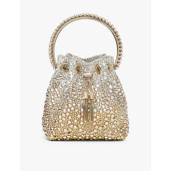 Jimmy Choo Bon Bon satin top-handle bag | LYBSTORE