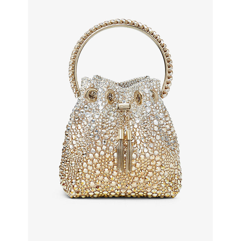 Jimmy Choo Bon Bon satin top-handle bag | LYBSTORE