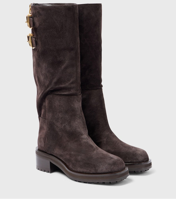 Jimmy Choo Brooklyn Kb 50 suede knee-high boots