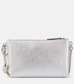 Jimmy Choo Callie Mini metallic leather clutch