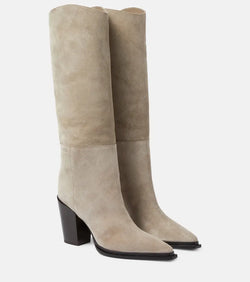 Jimmy Choo Cece 80 suede knee-high boots