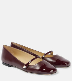 Jimmy Choo Elisa leather Mary Jane flats | LYBSTORE