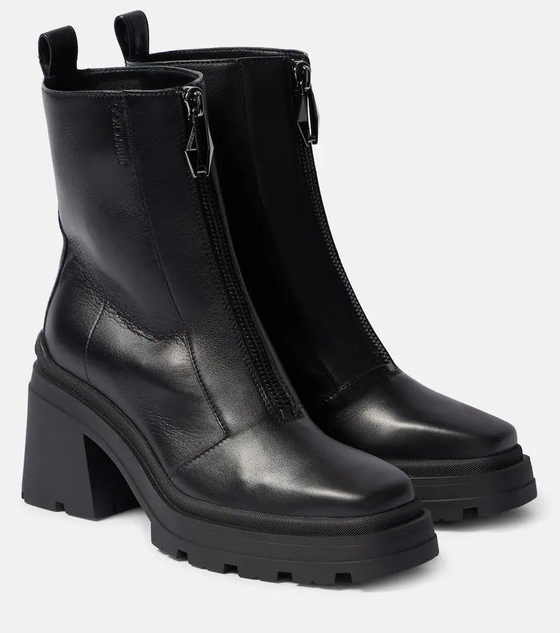 Jimmy Choo Eugenie 80 leather ankle boots | LYBSTORE