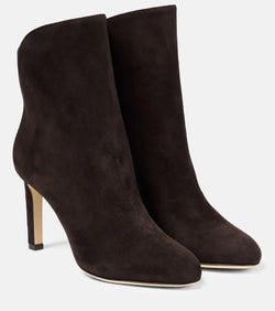 Jimmy Choo Karter 85 suede leather ankle boots | LYBSTORE