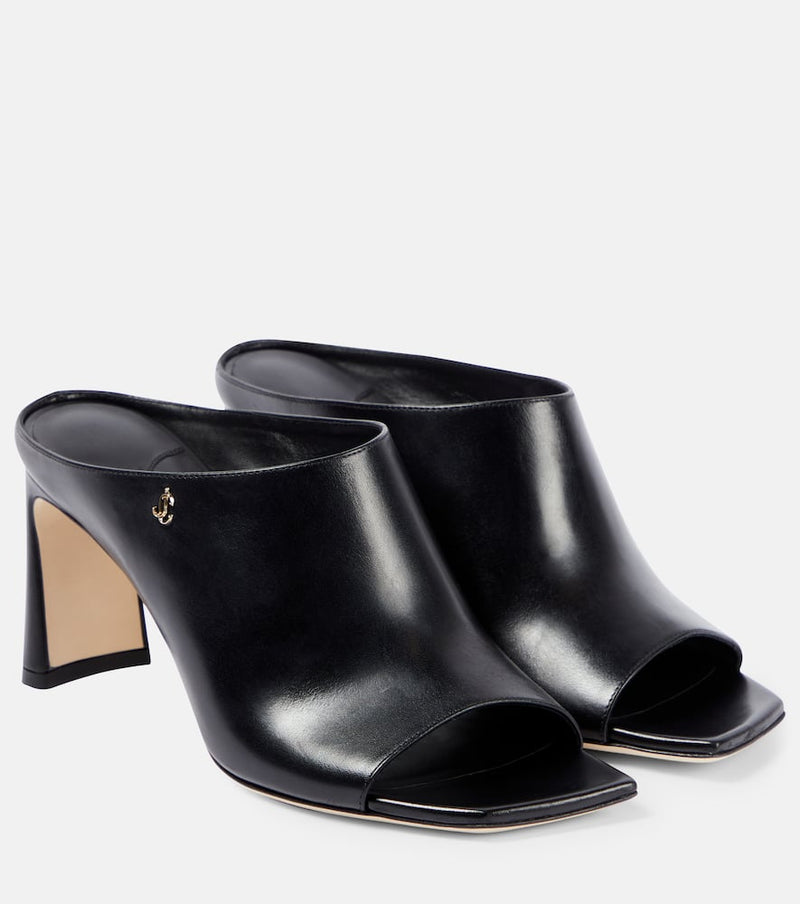 Jimmy Choo Kinley 75 leather mules