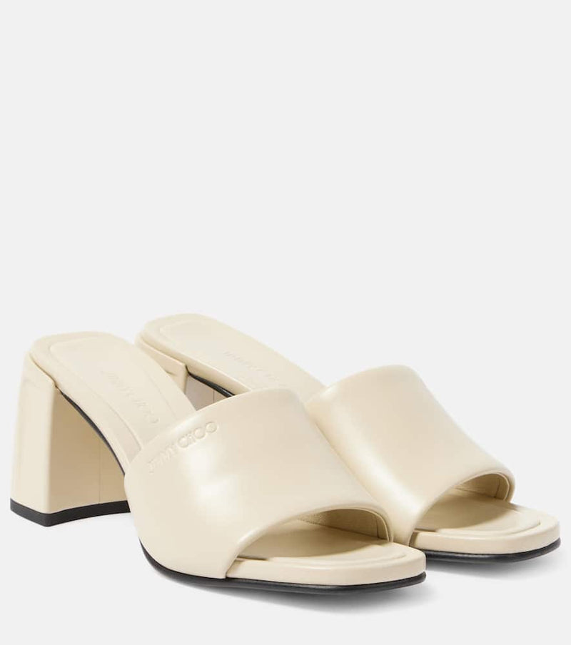 Jimmy Choo Lena 70 leather mules