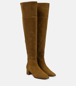 Jimmy Choo Loren 45 suede over-the-knee boots | LYBSTORE