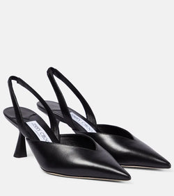 Jimmy Choo Maryanne 65 leather slingback pumps