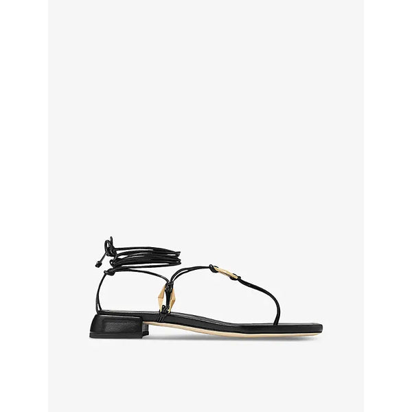 Jimmy Choo Onyxia leather sandal