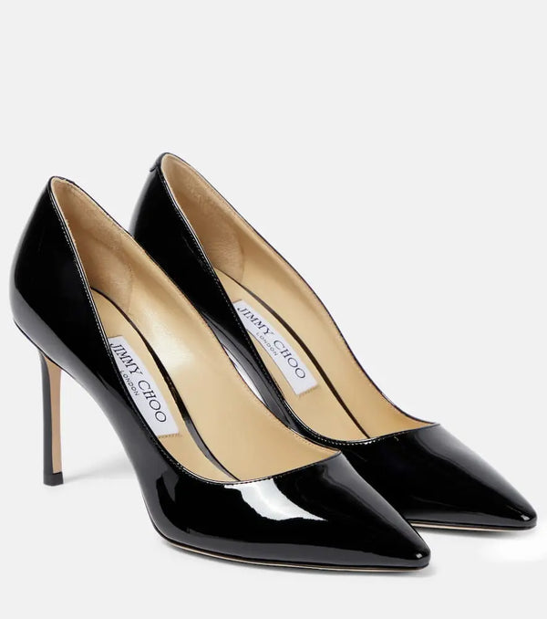 Jimmy Choo Romy 85 patent leather pumps | LYBSTORE