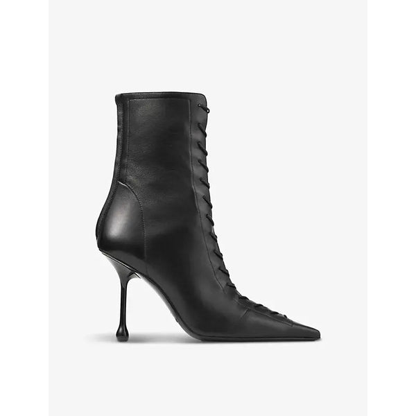 Jimmy Choo Scarlett 95 leather heeled ankle boots