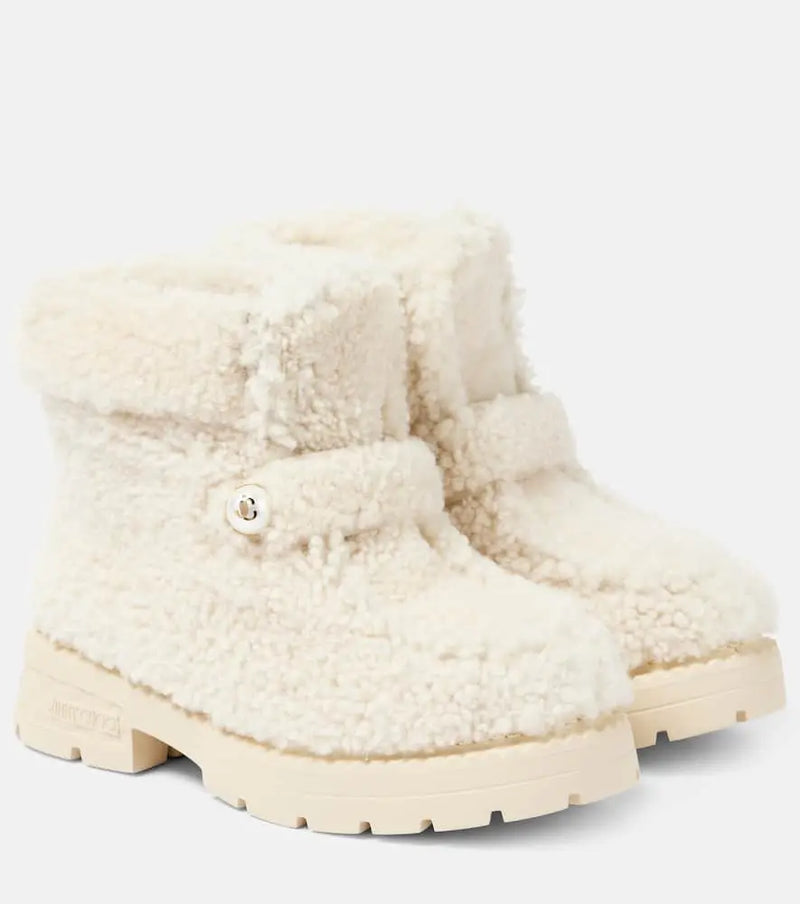 Jimmy Choo Shea shearling ankle boots | LYBSTORE