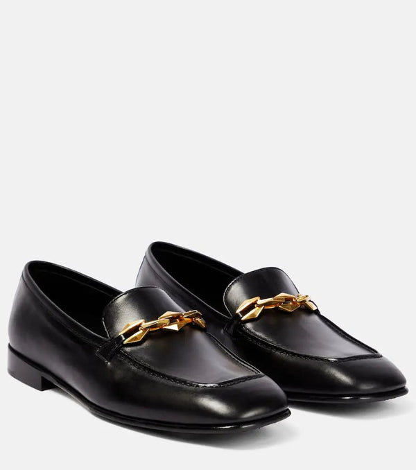 Jimmy Choo Tilda leather loafers | LYBSTORE