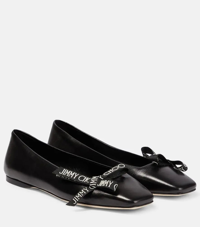 Jimmy Choo Veda leather ballet flats | LYBSTORE