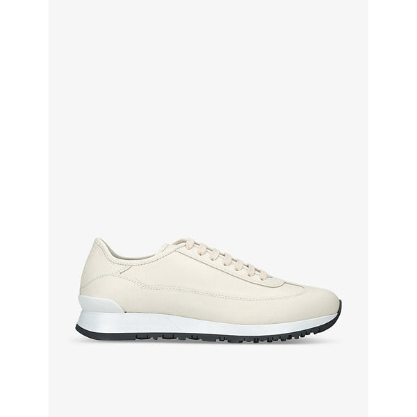 John Lobb Foundry II leather low-top trainers | LYBSTORE