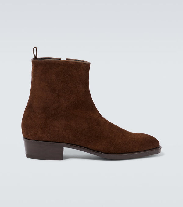 John Lobb Freddi suede ankle boots