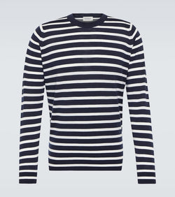 John Smedley Alfred striped wool sweater