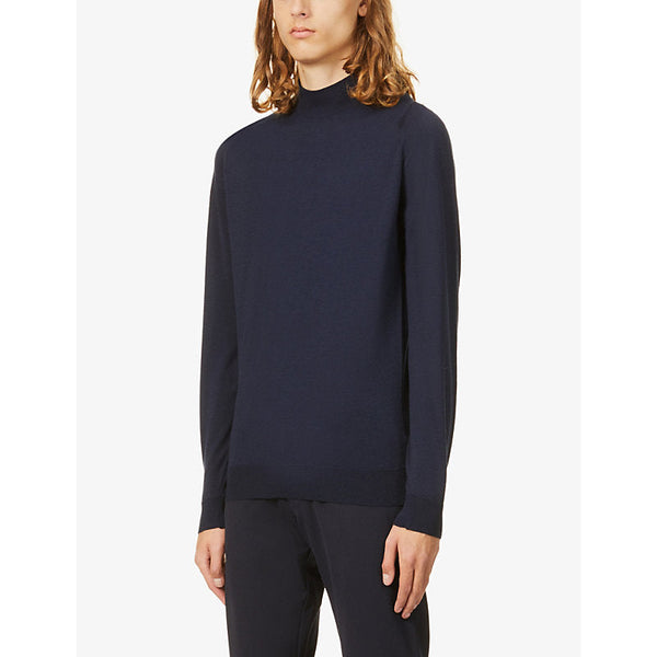 John Smedley Harcourt high-neck wool jumper