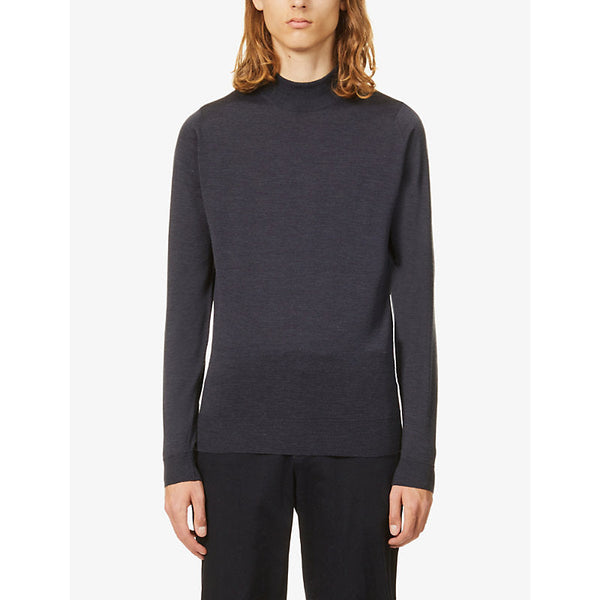 John Smedley Harcourt high-neck wool jumper