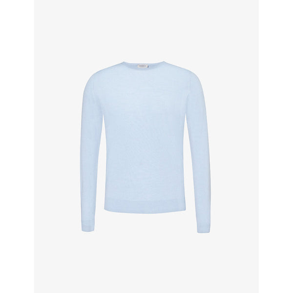 Mens John Smedley Lundy crewneck wool knitted jumper