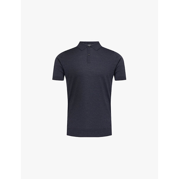 John Smedley Payton short-sleeved wool-knit polo shirt