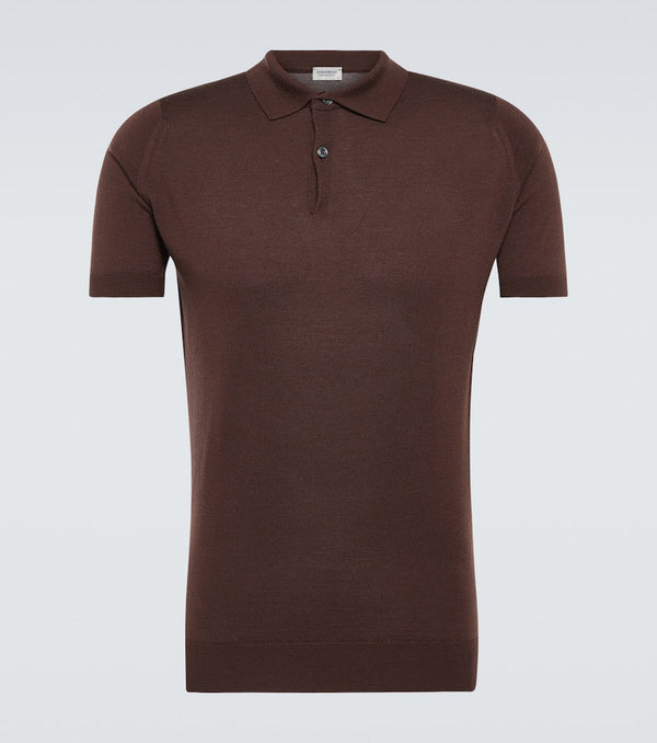 John Smedley Payton wool polo shirt