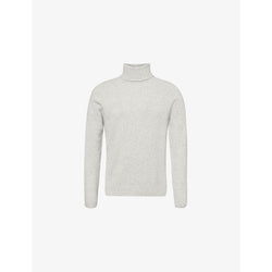 Mens John Smedley Round-neck long-sleeves regular-fit wool jumper