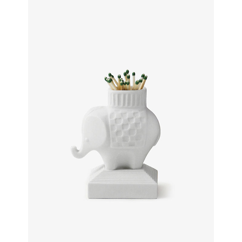 Jonathan Adler Elephant porcelain match strike 12.7cm | LYBSTORE