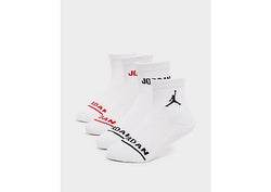 Jordan 6Pack Ankle Socks Junior White