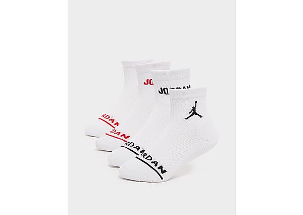 Jordan 6Pack Ankle Socks Junior White