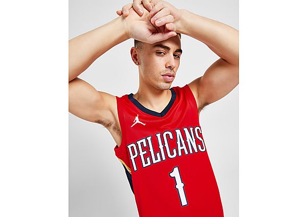 Jordan NBA New Orleans Pelicans Williamson #1 Jersey Red