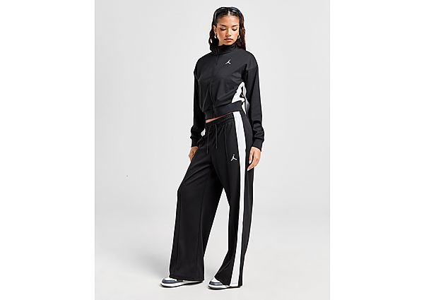 Jordan Poly Wide Leg Pants Black