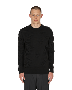 JORDANLUCA Euphoria Crewneck Sweater Black